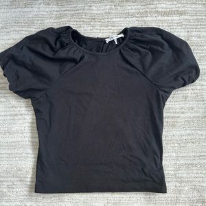 Frame puff sleeve tshirt